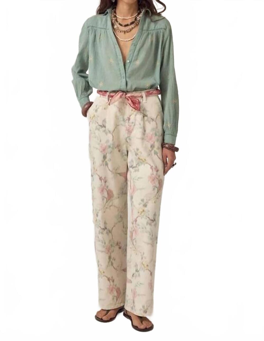 NEW MAISON HOTEL rani medusa shirt in mint